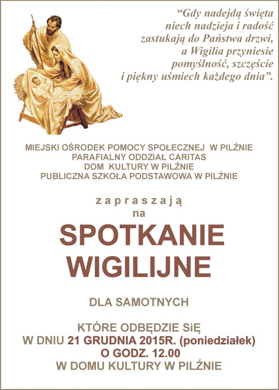 Spotkanie wigilijne 2015